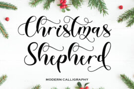 Christmas Shepherd Font
