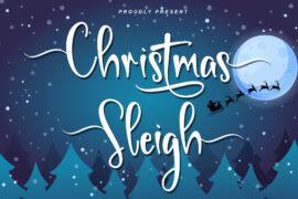 Christmas Sleigh-PERSONAL USE Font