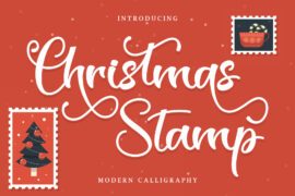 Christmas Stamp – Personal Use Font