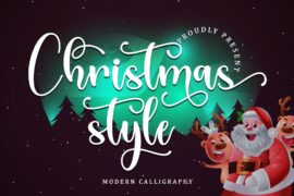 Christmas Style – Personal Use Font