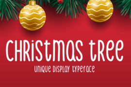 Christmas Tree Font