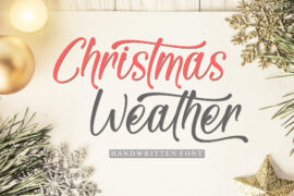Christmas Weather – Personal Us Font