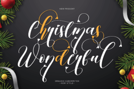 Christmas Wonderful Font