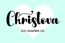 Christova – Personal Use Font