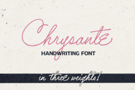 Chrysante PERSONAL USE Font Family