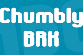 Chumbly BRK Font
