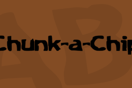 Chunk-a-Chip Font