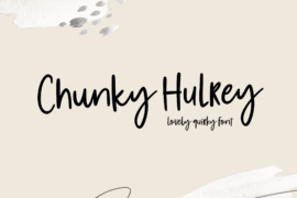 Chunky Hulrey Demo Font