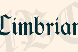 Cimbrian Font