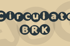 Circulate BRK Font