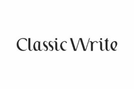 Classic Write Demo Font Family