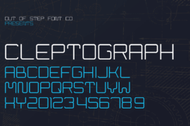 Cleptograph Font