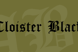 Cloister Black Font