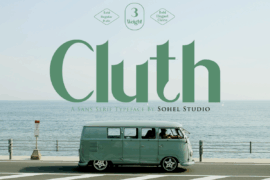 Cluth Demo Font