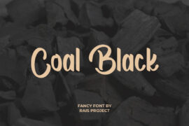 Coal Black Demo Font Family