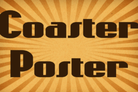 Coaster Poster Font