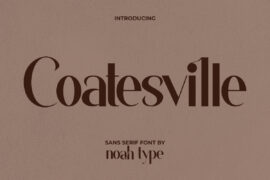 Coatesville Demo Font