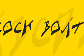 Cock Boat Font