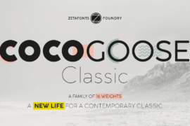 Cocogoose Classic Trial Font Family