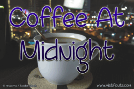 Coffee At Midnight Demo Font