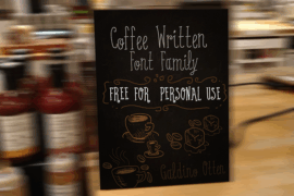Coffee Written Font Family