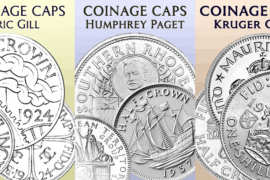 Coinage Caps Kruger Gray Font