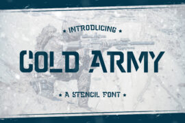 Cold Army Free Trial Font