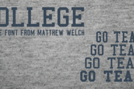 College Font Family