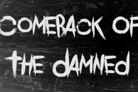 Comeback Of The Damned Font