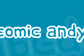 comic andy Font