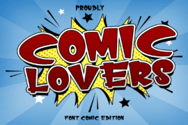 COMIC LOVERS Font