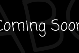 Coming Soon Font