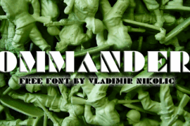 Commanders Font