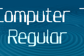 Computer 7 Font