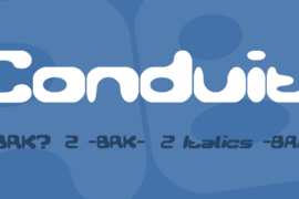 Conduit Font Family