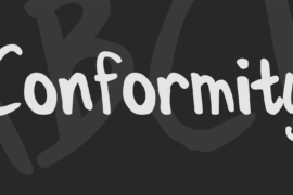 Conformity Font