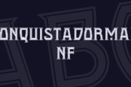 Conquistadorman NF Font