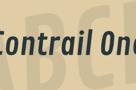 Contrail One Font
