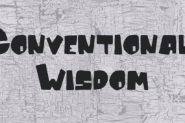 Conventional Wisdom Font