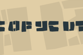 Copycut Font