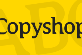 Copyshop Font
