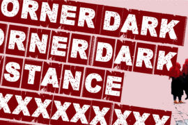 Corner Dark Font Family