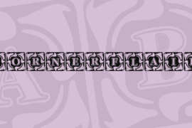 Cornerflair Font
