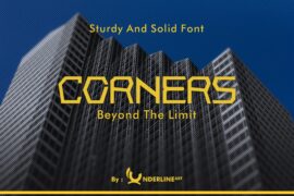 Corners Demo Font