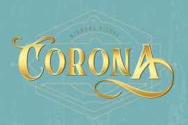 CoronA Font