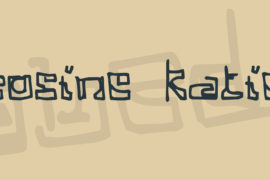 Cosine Katie Font