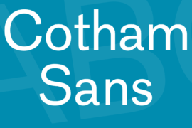 Cotham Sans Font