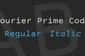 Courier Prime Code Font Family