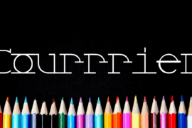Courrrier Font