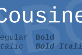 Cousine Font Family